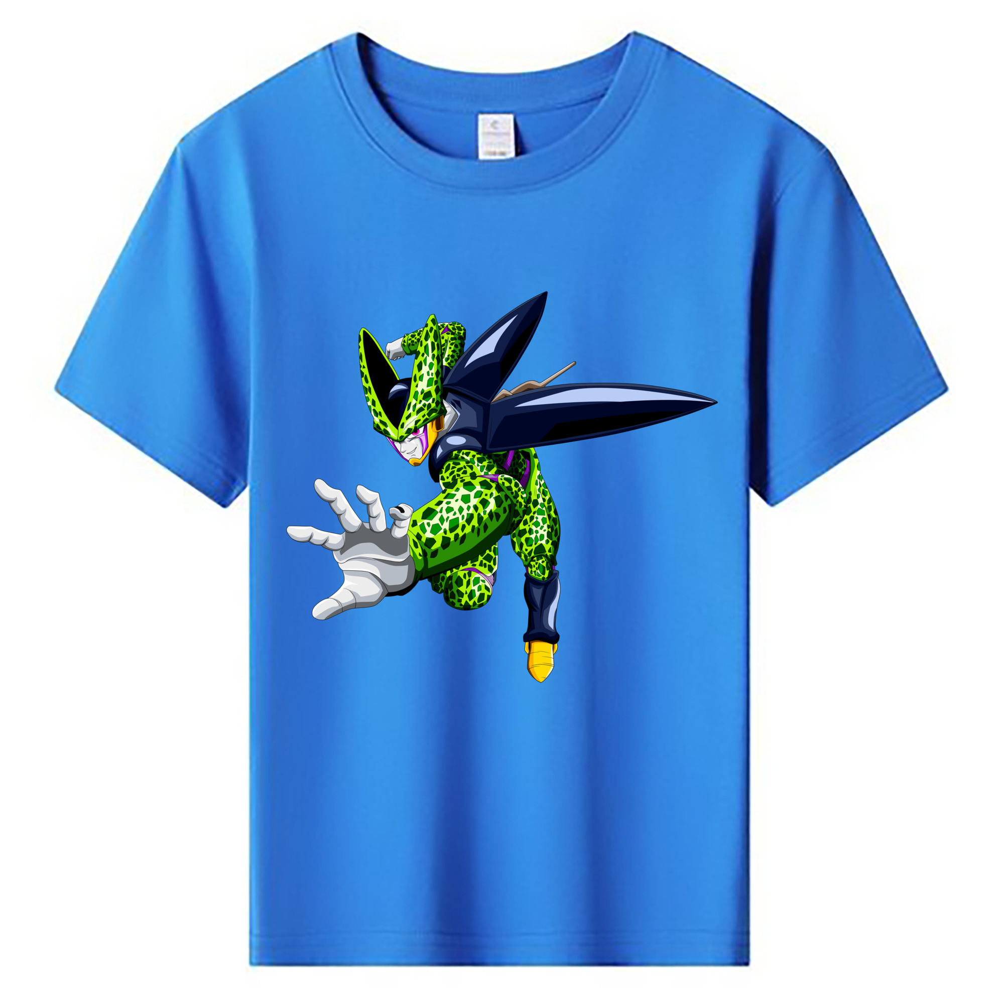 （画像用） ドラゴンボール セル DRAGON BALL Cell 綿100％キッズTシャツ（フロントプリント）